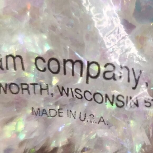 Vintage Soft Snow Iridescent Twinkle Snow Flake Mix - Picture 5 of 6